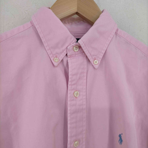 ラルフローレン RALPH LAUREN 90-00s BLAKE スモールポニー刺繍 ボタンダウンL/Sシャツ メンズ import:S