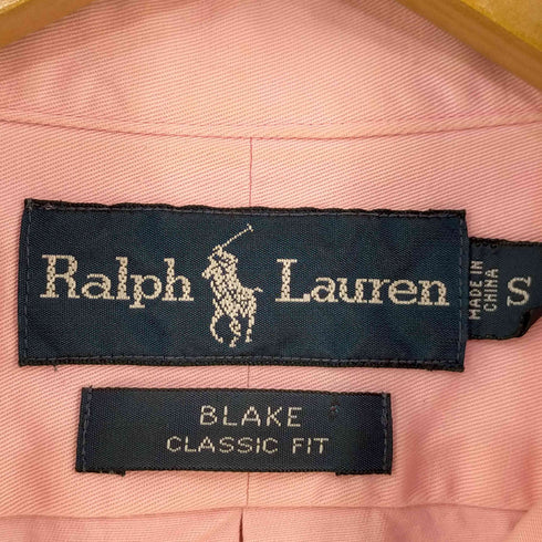 ラルフローレン RALPH LAUREN 90-00s BLAKE スモールポニー刺繍 ボタンダウンL/Sシャツ メンズ import:S