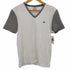 ラコステ LACOSTE 胸元ワッペン VネックバイカラーTシャツ メンズ JPN:4