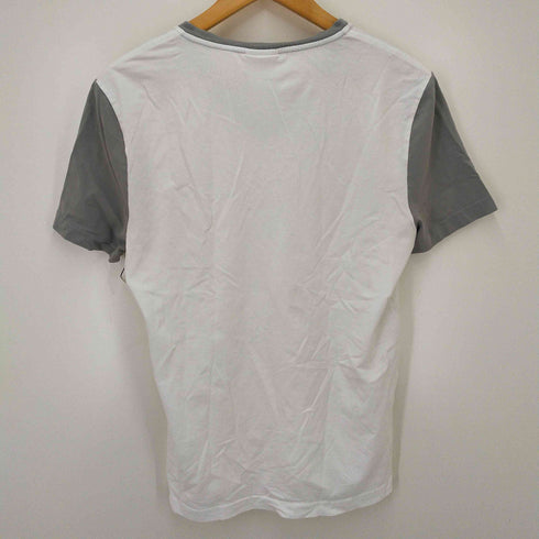 ラコステ LACOSTE 胸元ワッペン VネックバイカラーTシャツ メンズ JPN:4