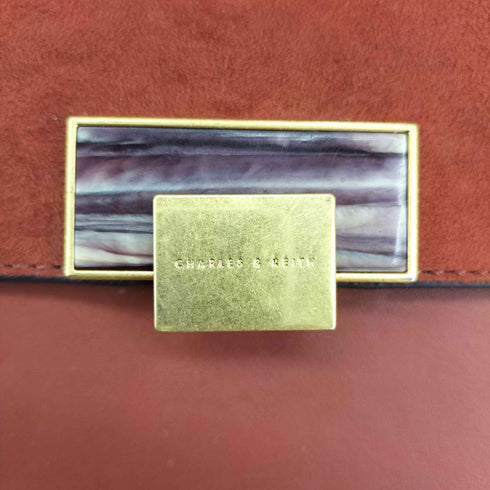 チャールズキース CHARLES & KEITH BUCKLE SHOULDER BAG レディース