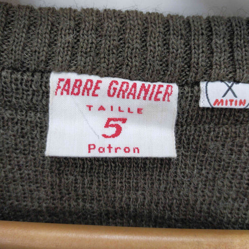 ベルギー軍 MITIN PATRON Vネックニットセーター メンズ 5