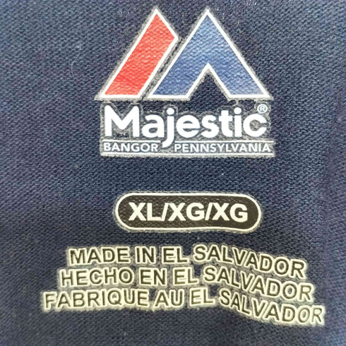 マジェスティック MAJESTIC NYプリント S/S TEE ヘンリーネック ベースボール メンズ JPN:XL