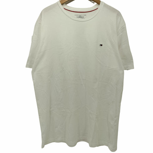 トミーヒルフィガー TOMMY HILFIGER フロントロゴ刺繍クルーネックTシャツ メンズ XL