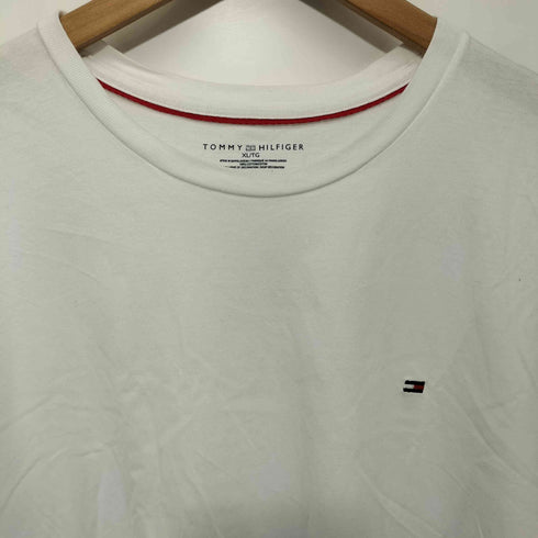 トミーヒルフィガー TOMMY HILFIGER フロントロゴ刺繍クルーネックTシャツ メンズ XL