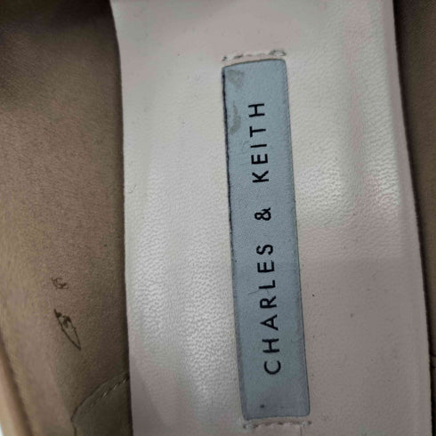 チャールズキース CHARLES & KEITH メタリックアクセント ペニーローファー レディース 23.5