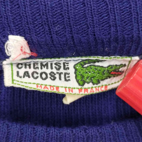 シュミーズ ラコステ CHEMISE LACOSTE フランス製ワンポイント刺繍ニットセーター メンズ 5