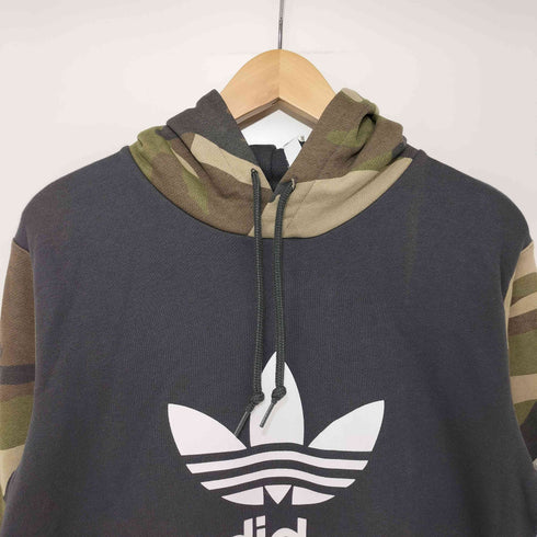 アディダスオリジナルス adidas Originals 袖迷彩 プルオーバーパーカー メンズ JPN:XS