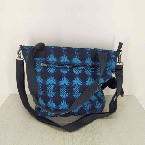 キプリング KIPLING 2WAY パイナップル柄 ショルダーバッグ ゴリラチャーム付き レディース ONE SIZE