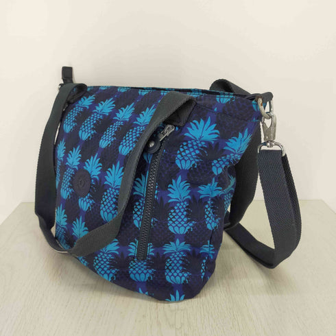 キプリング KIPLING 2WAY パイナップル柄 ショルダーバッグ ゴリラチャーム付き レディース ONE SIZE