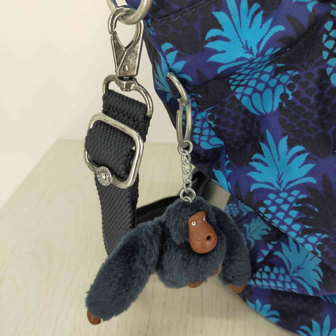 キプリング KIPLING 2WAY パイナップル柄 ショルダーバッグ ゴリラチャーム付き レディース ONE SIZE