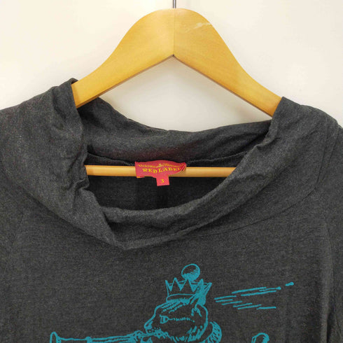 ヴィヴィアンウエストウッドレッドレーベル Vivienne Westwood RED LABEL モックネックプリントカットソー レディース 3