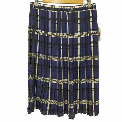 バナナリパブリック BANANA REPUBLIC チェック柄プリーツスカート レディース M