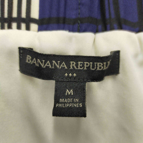 バナナリパブリック BANANA REPUBLIC チェック柄プリーツスカート レディース M