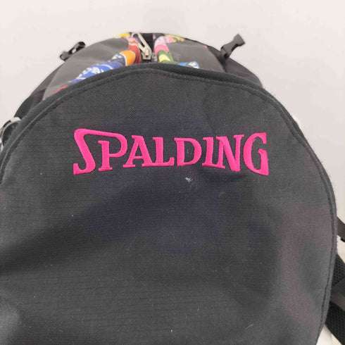 スポルディング SPALDING バスケットボール柄 リュックサック メンズ