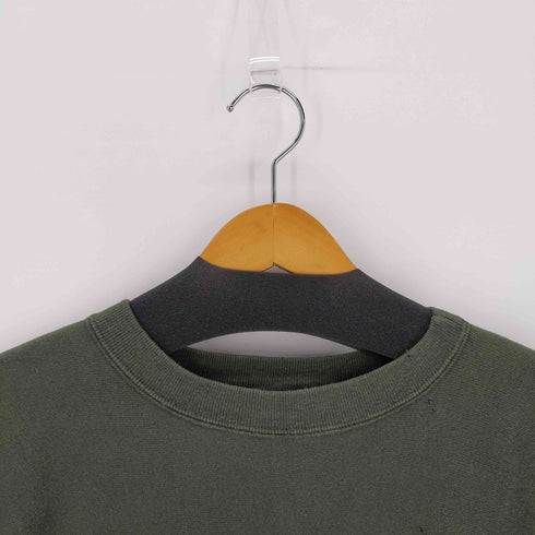チャンピオン Champion 80s USA製 トリコタグ REVERSE WEAVE ラバープリント カレッジ フェード サンバーン メンズ import:XXL