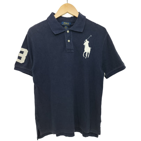 ポロラルフローレン POLO RALPH LAUREN ビッグポニー刺繍ロゴ ポロシャツ メンズ L