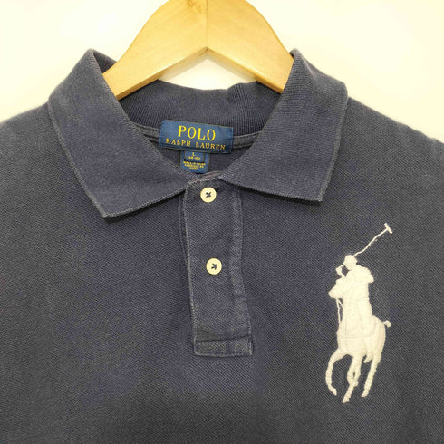 ポロラルフローレン POLO RALPH LAUREN ビッグポニー刺繍ロゴ ポロシャツ メンズ L