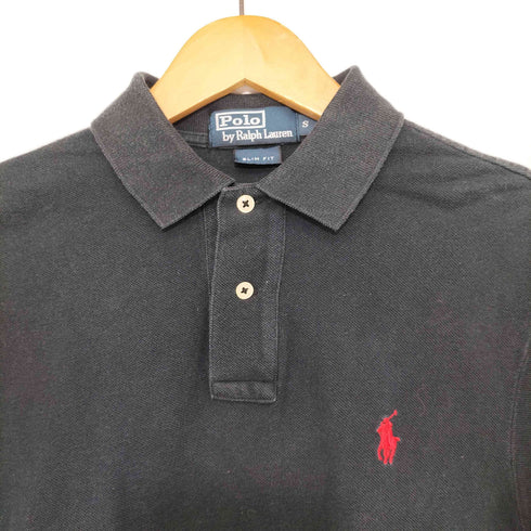 ポロバイラルフローレン Polo by RALPH LAUREN SLiM FIT ポニー刺繍ロゴ ポロシャツ メンズ import:S