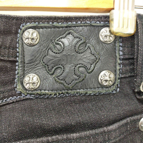 ミスミー miss me jeans クロスボタンスキニーデニムパンツ レディース 27