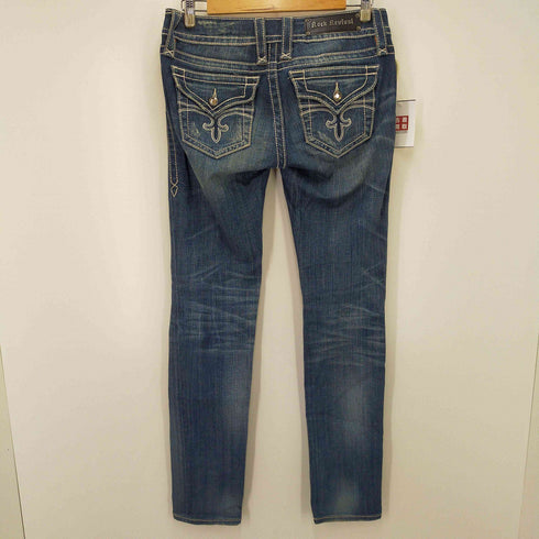 rock revival クラッシュ加工デニムパンツ レディース 28