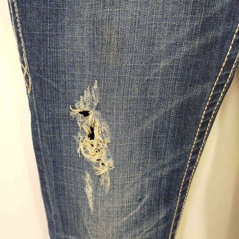 rock revival クラッシュ加工デニムパンツ レディース 28