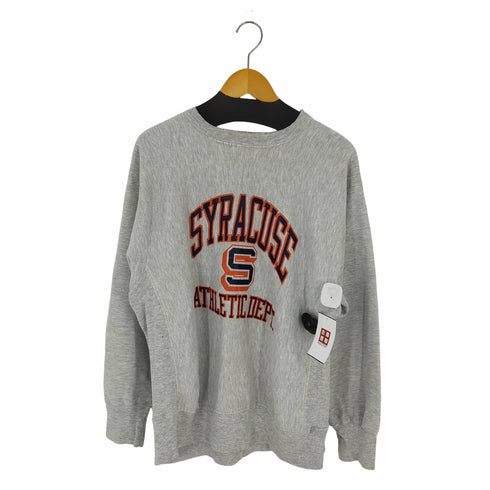 チャンピオン Champion 80s USA製 トリコタグ REVERSE WEAVE 3段ラバープリント カレッジ メンズ import:XL