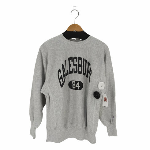 チャンピオン Champion 90s USA製 刺繍タグ REVERSE WEAVE 2段ラバープリント カレッジ カプセル メンズ import:L