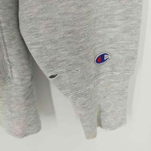 チャンピオン Champion 90s USA製 刺繍タグ REVERSE WEAVE 2段ラバープリント カレッジ CALORINA ボロ メンズ import:L