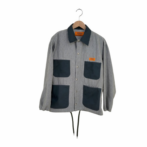 ユニバーサルオーバーオール UNIVERSAL OVERALL Hickory Cover Coaches JKT ヒッコリー カバー コーチジャケット メンズ JPN:S