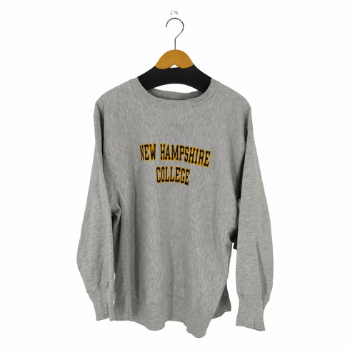 チャンピオン Champion 80s USA製 トリコタグ REVERSE WEAVE 2段ラバープリント カレッジ メンズ import:XL