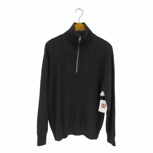 ザラ ZARA ハイネックハーフジップリブニット メンズ JPN:XL
