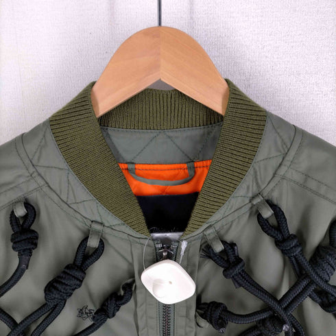 スリーワンフィリップリム 3.1 phillip lim 15AW Knotted Harness Bomber Jacket ロープ ボンバージャケット メンズ JPN:S