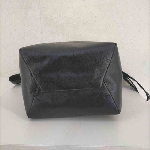 ヴィクトリアハイドロンドン VICTORIA HYDE LONDON バケツ型 ツイルコットンベルト付き レザー ショルダーバッグ レディース
