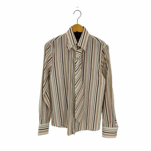 ベンシャーマン Ben Sherman ボウタイ付き L/Sストライプシャツ メンズ import:M