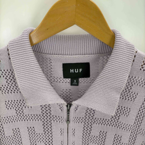 ハフ HUF MONOGRAM JACQUARD ZIP SWEATER メンズ JPN:S