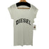 ディーゼル DIESEL フロントロゴ フレンチスリーブVネックTシャツ レディース
