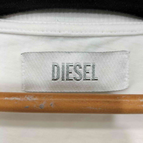 ディーゼル DIESEL フロントロゴ フレンチスリーブVネックTシャツ レディース