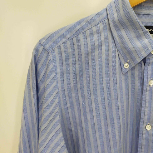 アクアスキュータム AQUASCUTUM B/Dストライプシャツ メンズ