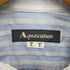 アクアスキュータム AQUASCUTUM B/Dストライプシャツ メンズ