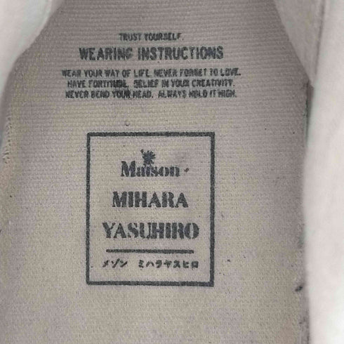 メゾンミハラヤスヒロ Maison MIHARA YASUHIRO HANK OG Sole Canvas High-top Sneaker レディース JPN:39