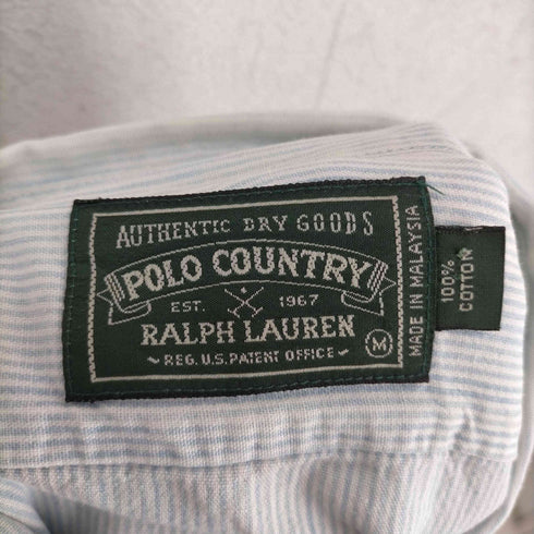 ポロカントリーラルフローレン POLO COUNTRY RALPH LAUREN 80-90s ストライプシャツ メンズ JPN:M