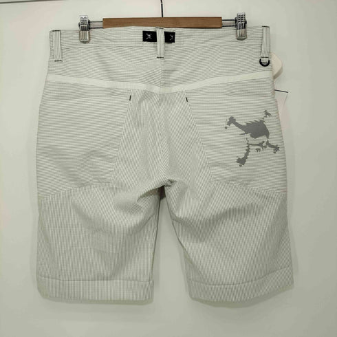 オークリー OAKLEY Y2K 背面スカルロゴプリント フロントロゴ刺繍 スカルシアサッカーショーツ Skull Seersucker Shorts メンズ 36