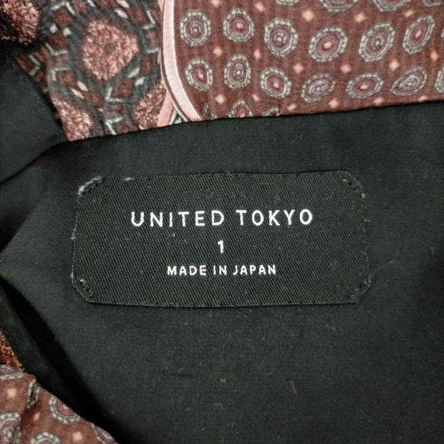 ユナイテッドトウキョウ UNITED TOKYO 20AW小紋柄プリントワンピース レディース JPN:1