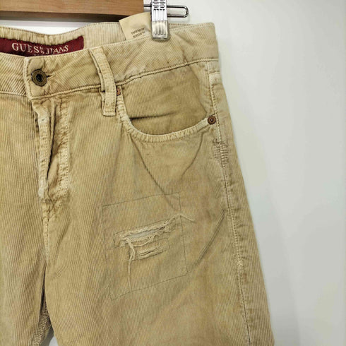 ゲスジーンズ GUESS JEANS ダメージ加工コーデュロイパンツ メンズ US:32-33