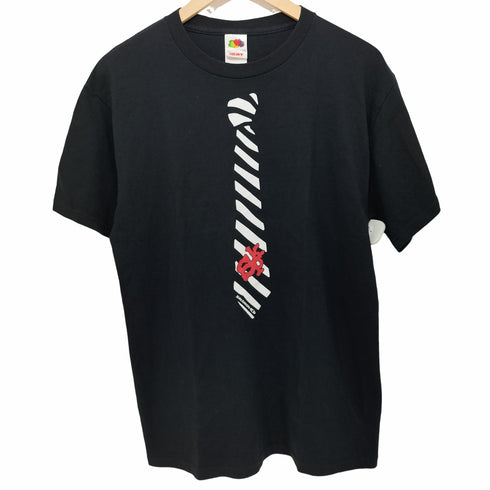 フルーツオブザルーム FRUIT OF THE LOOM SALOMON ネクタイ プリント クルーネックTシャツ メンズ import:M