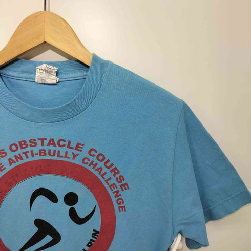 アルスタイルアパレルアクティブウェアー ALSTYLE APPAREL & ACTIVEWEAR 90-2000s ダブルステッチ WALTER REED MIDDLE 障害物競走 カレッジTシャツ 企業ロゴ メンズ import:S