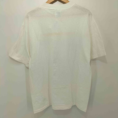 ヘインズ Hanes 90S USA製 DEADSTOCK ロゴプリント クルーネックTシャツ シングルステッチ メンズ import:L