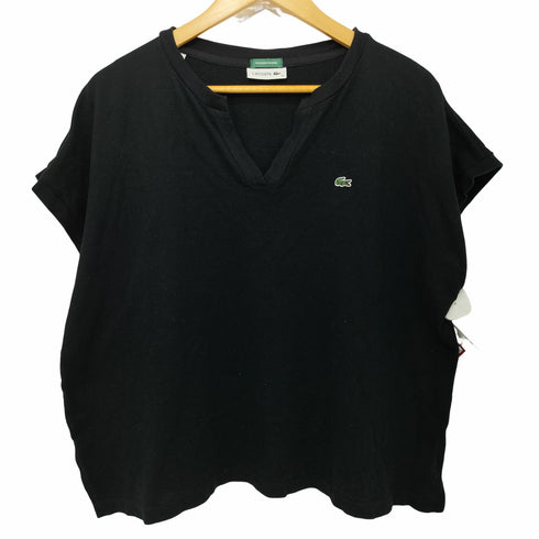 ラコステ LACOSTE ロゴ刺繍 鹿の子 スキッパー ポロシャツ メンズ 36