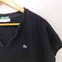 ラコステ LACOSTE ロゴ刺繍 鹿の子 スキッパー ポロシャツ メンズ 36